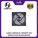 Load image into Gallery viewer, LIANLI UNIFAN SL-INFINITY 120 SINGLE PACK BLACK/WHITE
