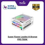 Load image into Gallery viewer, Super Flower Leadex III Bronze PRO 850W - SF-850R14HE - 80+ Bronze - ECO Fanless &amp; Silent Mode - Full Modular Fluid Dynamic Bearing Fan - 8 Years
