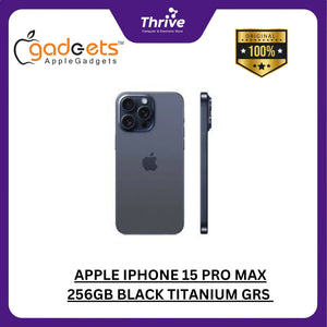 APPLE IPHONE 15 PRO MAX 256GB BLACK TITANIUM GRS RSMI INDONESIA TAM