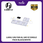 Load image into Gallery viewer, LIANLI UNI FAN AL 140 V2 SINGLE PACK BLACK/WHITE

