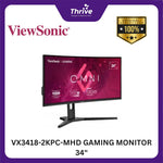 Load image into Gallery viewer, VX3418-2KPC-MHD GAMING MONITOR 34&quot;
