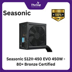 Load image into Gallery viewer, Seasonic S12II-450 EVO 450W - 80+ Bronze Certified - 3 Years Warranty Replacement - Retail Box (NO OEM)
