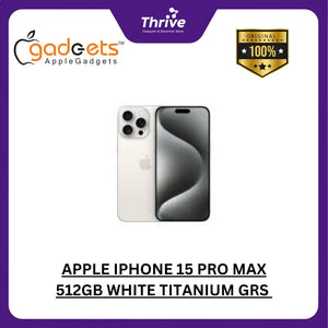 APPLE IPHONE 15 PRO MAX 512GB WHITE TITANIUM GRS RSMI INDONESIA DIGIMAP