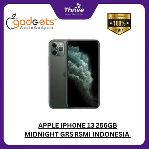 APPLE IPHONE 13 256GB MIDNIGHT GRS RSMI INDONESIA GDN