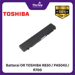 Load image into Gallery viewer, Batterai OR TOSHIBA R830 / PA5043 / R700
