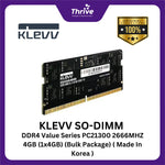Load image into Gallery viewer, KLEVV SO-DIMM DDR4 Value Series PC21300 2666MHZ 4GB (1x4GB) (Bulk Package) ( Made In Korea )

