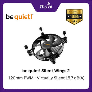 be quiet! Silent Wings 2 - 120mm PWM - Virtually Silent 15.7 dB(A)