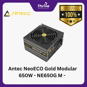 Antec NeoECO Gold Modular 650W - NE650G M - 80+ Gold Certified - Fully Modular - 7 Years Warranty