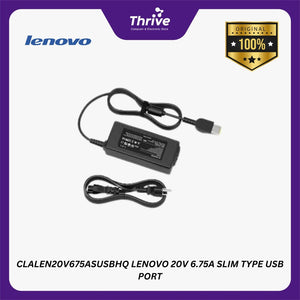 CLALEN20V675ASUSBHQ LENOVO 20V 6.75A SLIM TYPE USB PORT