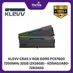 Load image into Gallery viewer, KLEVV CRAS V RGB DDR5 PC57600 7200MHz 32GB (2X16GB) - KD5AGUA80-72B340G
