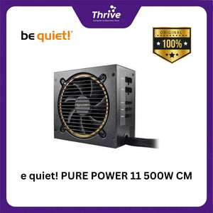 be quiet! PURE POWER 11 500W CM - Modular - 80+ Gold Certified - 5 Years Warranty - Number 1 PSU in Germany