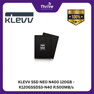 KLEVV SSD NEO N400 120GB - K120GSSDS3-N40 R:500MB/s