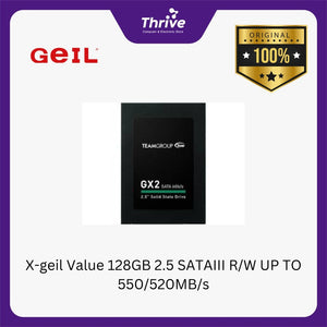 X-geil Value 256GB 2.5 SATAIII R/W UP TO 550/520MB/s