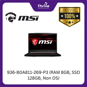 936-B0A811-269-P3 (RAM 8GB, SSD 128GB, Non OS)