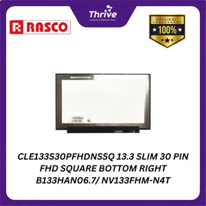 CLE133S30PFHDNSSQ 13.3 SLIM 30 PIN FHD SQUARE BOTTOM RIGHT B133HAN06.7/ NV133FHM-N4T
