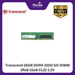 Load image into Gallery viewer, Transcend 16GB DDR4 3200 SO-DIMM 2Rx8 1Gx8 CL22 1.2V
