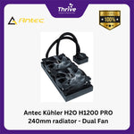 Load image into Gallery viewer, Antec Kühler H2O H1200 PRO 240mm radiator - Dual Fan
