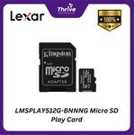 Load image into Gallery viewer, LMSPLAY512G-BNNNG Micro SD Play Card