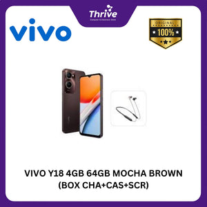 VIVO Y18 4GB 64GB MOCHA BROWN (BOX CHA+CAS+SCR)