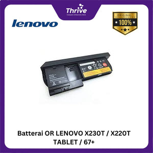 Batterai OR LENOVO X230T / X220T TABLET / 67+