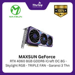 Load image into Gallery viewer, MAXSUN GeForce RTX 4060 8GB GDDR6 iCraft OC 8G - Skylight RGB - TRIPLE FAN - Garansi 3 Thn

