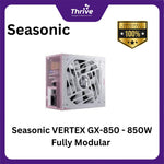 Load image into Gallery viewer, Seasonic VERTEX GX-850 - 850W Fully Modular - 80+ Gold Certified - ATX 3.0 Compatible - PCIe 5.0 Ready - 10 Years Warranty Replacement
