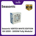 Load image into Gallery viewer, Seasonic VERTEX WHITE EDITION GX-1000 - 1000W Fully Modular - 80+ Gold Certified - ATX 3.0 Compatible - PCIe 5.0 Ready - 10 Years Warranty Replacement
