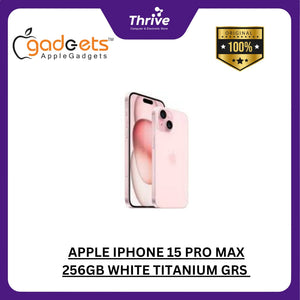 APPLE IPHONE 15 PRO MAX 256GB WHITE TITANIUM GRS RSMI INDONESIA GDN