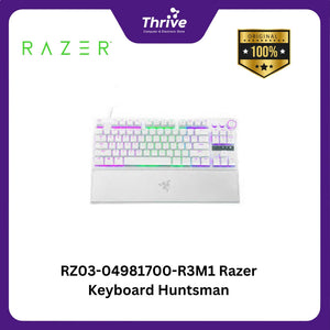 RZ03-04981700-R3M1 Razer Keyboard Huntsman V3 Pro Tenkeyless - Tenkeyless Analog Optical - White