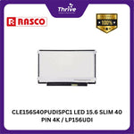 Load image into Gallery viewer, CLE156S40PUDISPC1 LED 15.6 SLIM 40 PIN 4K / LP156UDI SP-B1 LP156UD1 (SP) (C1)