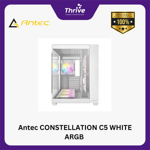 Antec CONSTELLATION C7 BLACK ARGB - Mid-Tower Gaming Case - Panoramic View - Multi-Directional AIR INTAKE and MASSIVE AIRFLOW - 4mm Tempered Glass Side Panel - Type C Ready - Free 3Pcs