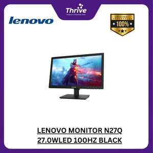 LENOVO MONITOR N27Q 27.0WLED 100HZ BLACK