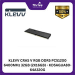 Load image into Gallery viewer, KLEVV CRAS V RGB DDR5 PC51200 6400MHz 48GB (2X24GB) - KD5KGUD80-64A320G