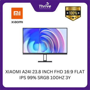 XIAOMI A24I 23.8 INCH FHD 16:9 FLAT IPS 99% SRGB 100HZ 3Y