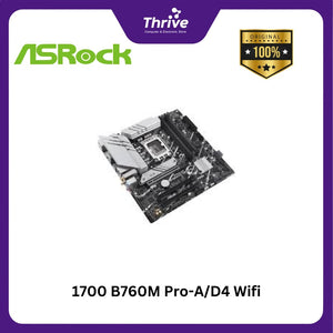 1700 B760M Pro-A/D4 Wifi