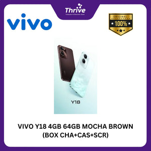 VIVO Y18 4GB 64GB MOCHA BROWN (BOX CHA+CAS+SCR)