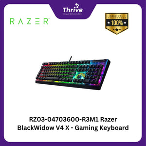 RZ03-04703600-R3M1 Razer BlackWidow V4 X - Mechanical Gaming Keyboard (Yellow Switch) - Fortnite Edition - US Layout - FRML