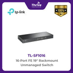 Load image into Gallery viewer, TP-LINK 16-Port FE 19&quot; Rackmount Unmanaged Switch
