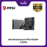 Load image into Gallery viewer, MSI Motherboard PRO H610M-S DDR4