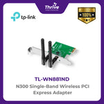 Load image into Gallery viewer, TP-LINK N300 Single-Band Wireless PCI Express Adapter
