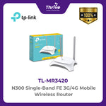 Load image into Gallery viewer, TP-LINK N300 Single-Band FE 3G/4G Mobile Wireless Router
