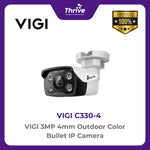 Load image into Gallery viewer, TP-LINK VIGI 3MP 4mm Outdoor Color Bullet IP Camera
