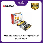 Load image into Gallery viewer, Motherboard MBI H81MHV3 3.0, Ver 7.0/memory DDR 4 Matx