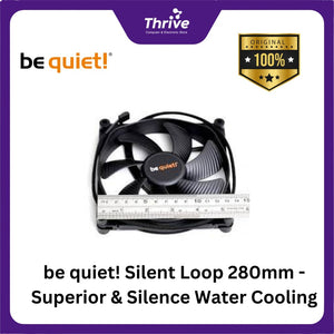 be quiet! Silent Loop 280mm - Superior & Silence Water Cooling - 2xPure Wings 2 140mm PWM