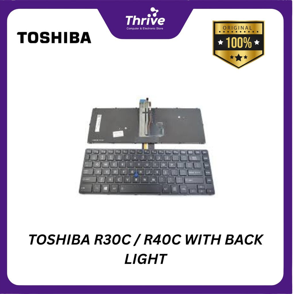 Laptop Keypad TOSHIBA R30C / R40C WITH BACK LIGHT - Sultan Store