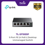 Load image into Gallery viewer, TP-LINK 5-Port FE (4 PoE+) Desktop Unmanaged Switch
