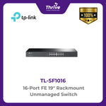 Load image into Gallery viewer, TP-LINK 16-Port FE 19&quot; Rackmount Unmanaged Switch
