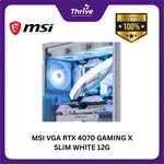 Load image into Gallery viewer, MSI VGA RTX 4070 GAMING X SLIM WHITE 12G