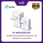 Load image into Gallery viewer, TP-LINK AV600 Fast Ethernet Starter Kit Wireless Powerline
