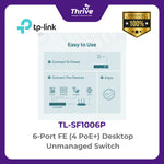 Load image into Gallery viewer, TP-LINK 6-Port FE (4 PoE+) Desktop Unmanaged Switch
